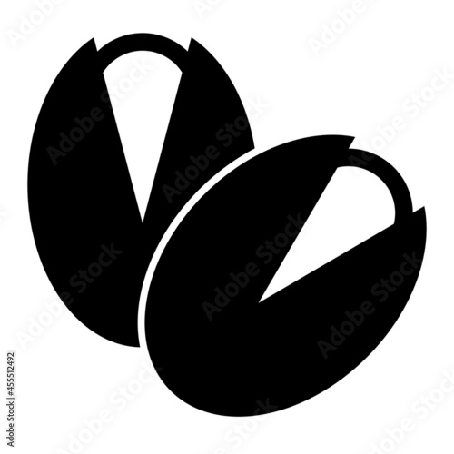 Vector Pistachios Glyph Icon Design