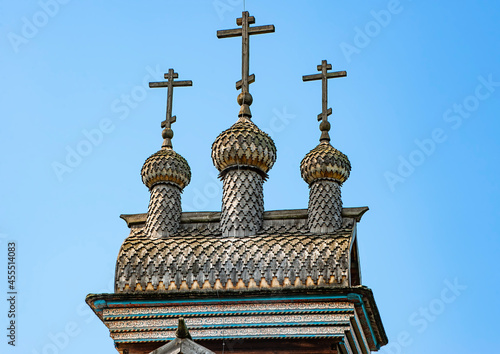 Photography The original architecture of the Russian North is represented by the wonderful church of St