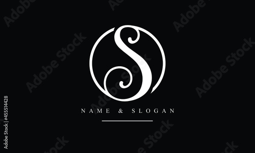 SO, OS, S, O abstract letters logo monogram