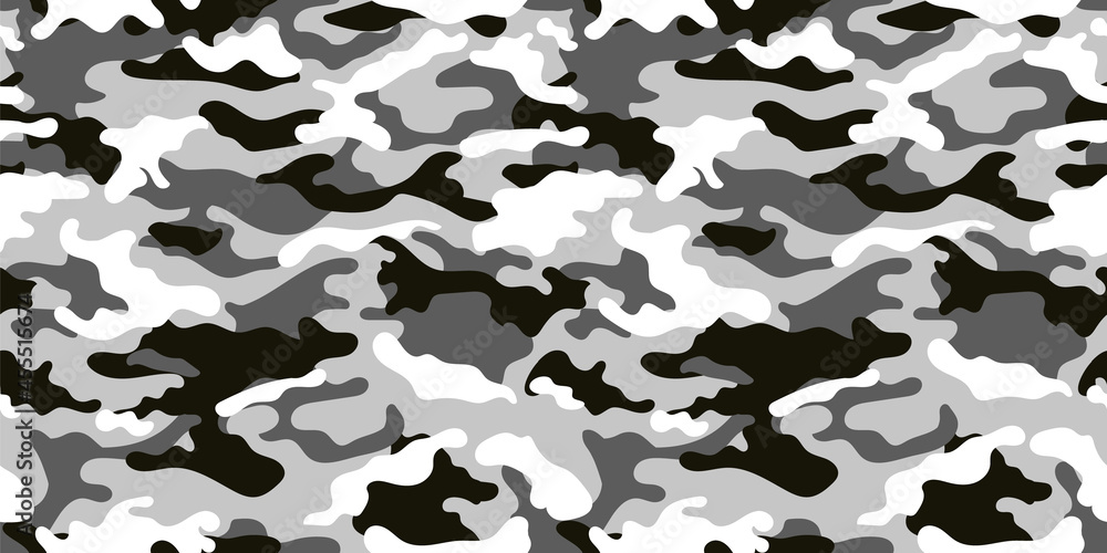 vector camouflage pattern for army. Arctic military camouflage - obrazy, fototapety, plakaty 