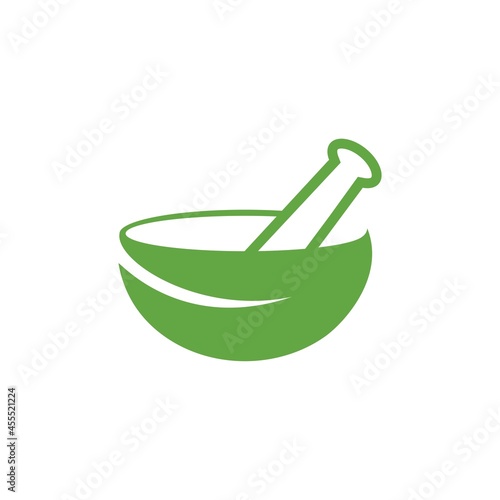 herbal medicine logo design concept