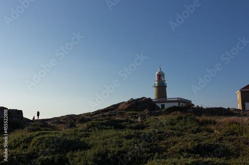 Corrubedo lighthouse in the Atlantic Ocean, Galicia, spain © Jorge