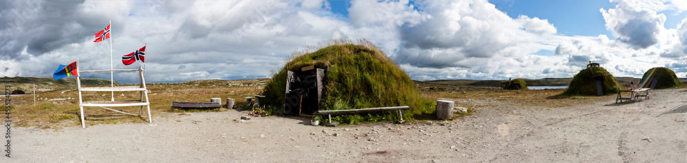 Fototapeta premium Sami National Hut in Norway