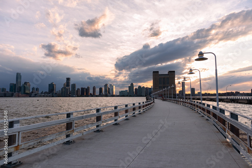 Pier 34 at Hudson River Park in New York City during a Sunset © James