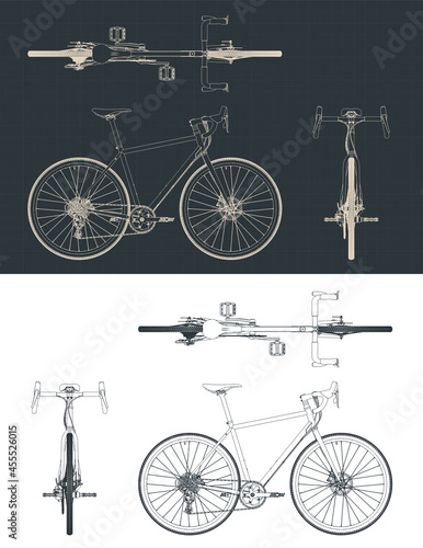 Gravel bike blueprints