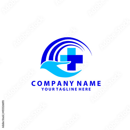 Vector medical health logo icon symbol care