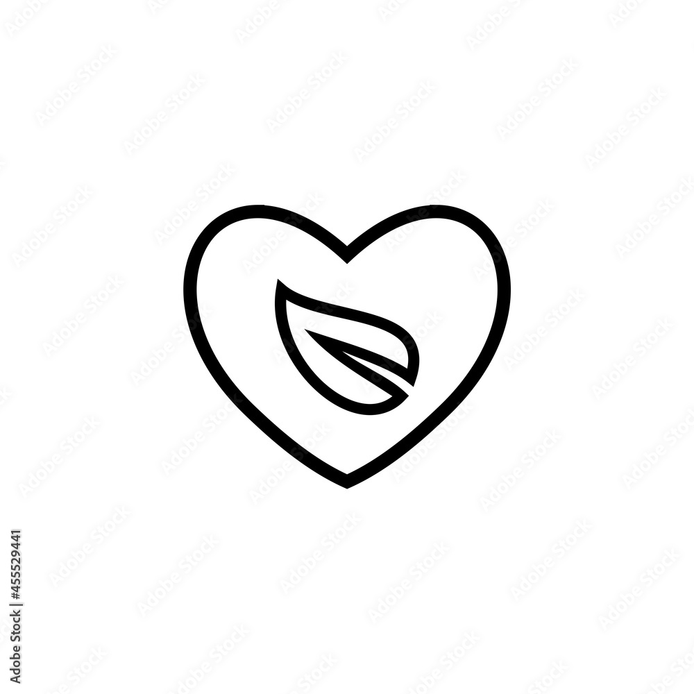Vegan icon isolated on white background Vegan icon isolated on white background
