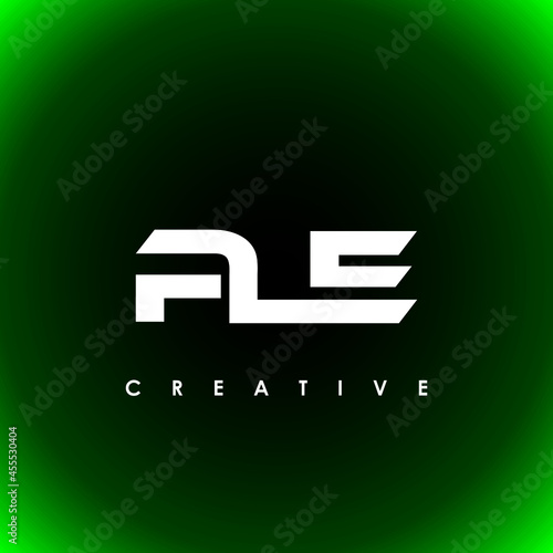 PLE Letter Initial Logo Design Template Vector Illustration