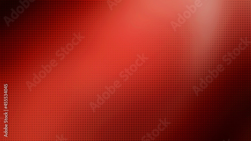 blurry red gradient background with halftone (dots) gradiation overlay use as creative concept.  pop art red halftone, comics background. black dots on red background.