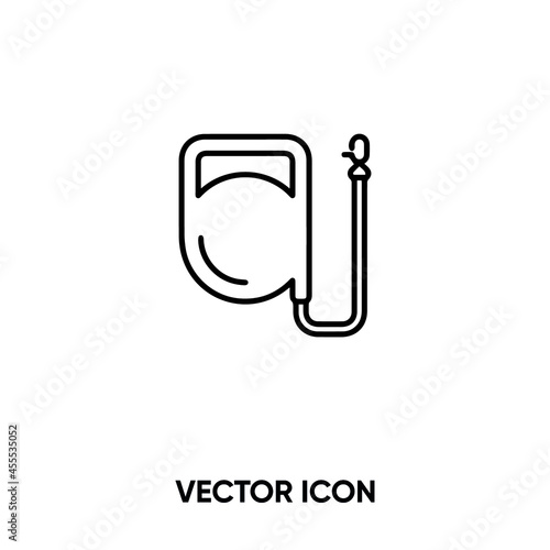 Dog leash vector icon. Modern, simple flat vector illustration for website or mobile app.Leash symbol, logo illustration. Pixel perfect vector graphics	