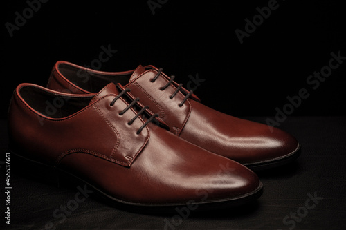 image of shoes dark background
