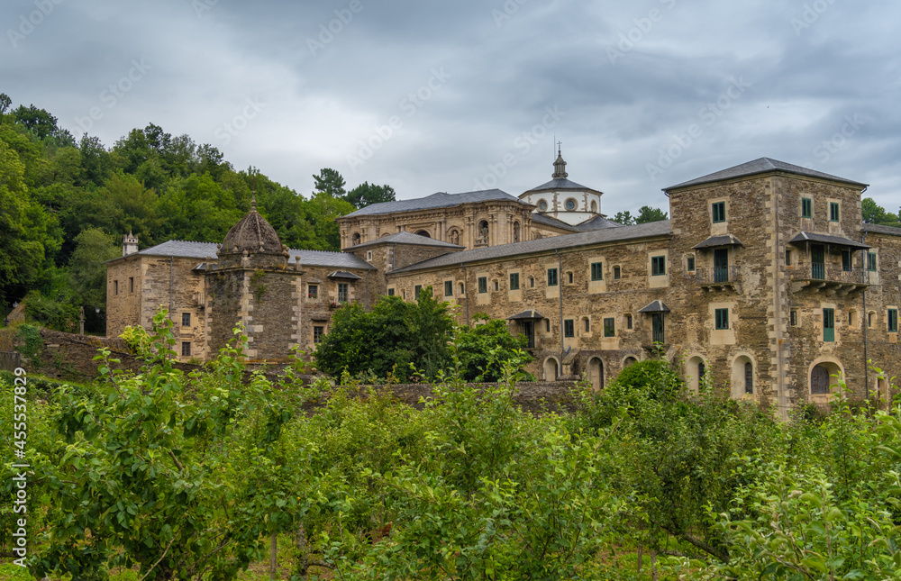 Royal Benedictine Abbey of St. Julian of Samos, Lugo, Galicia, Spain