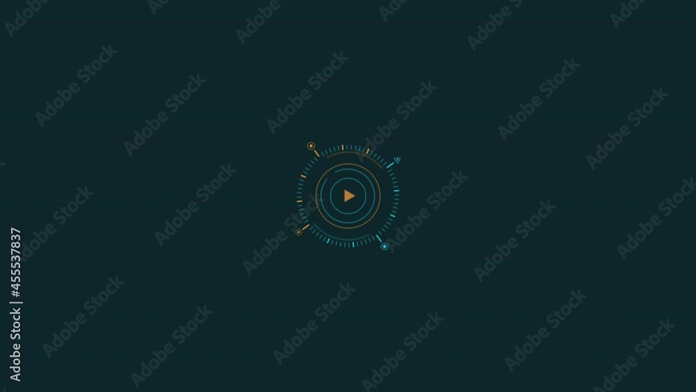 Looped animation of a measuring circle HUD element. Looped animation of a measuring circle HUD element.