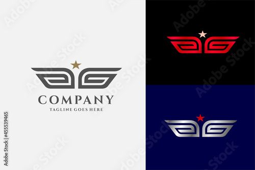 Logotype Letter initial H L isolated in circle shape , vector logo design element