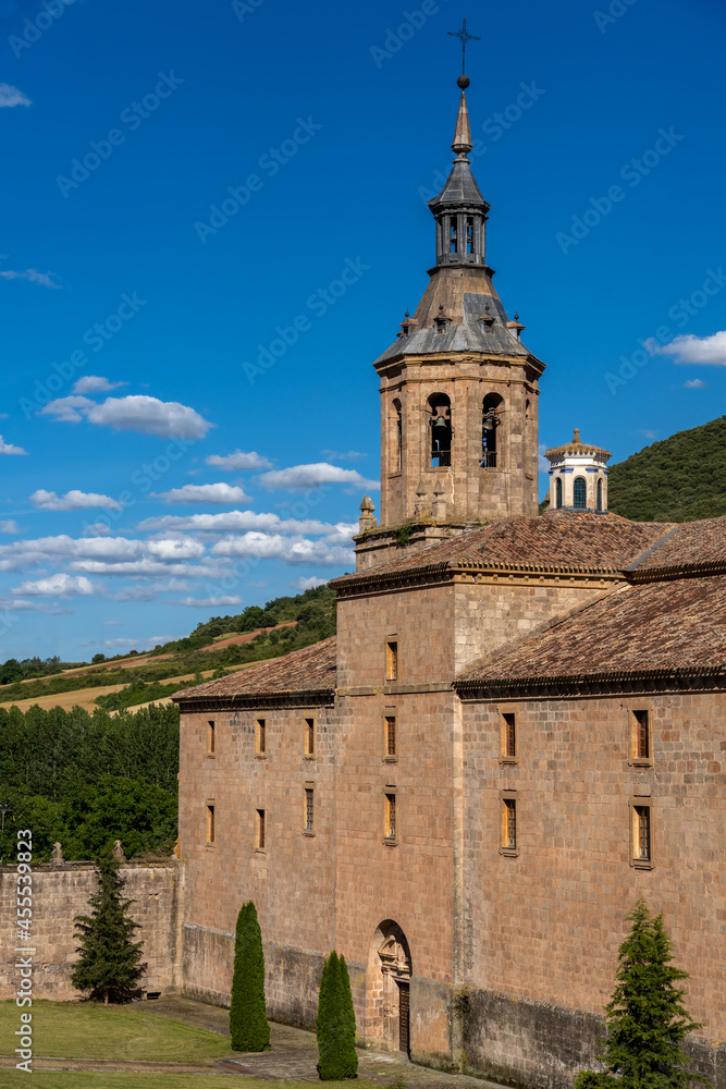 San Millan de Yuso Monastery (11th century) in the village of San Millan de la Cogolla, La Rioja, Spain. A UNESCO world heriatge site on the Way of St. James