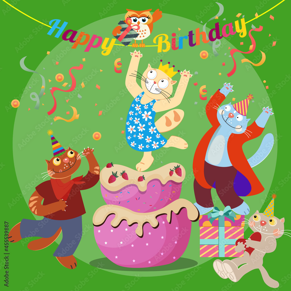 Fototapeta premium Happy Birthday