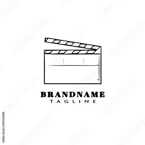 film cartoon logo template icon design black isolated illustration