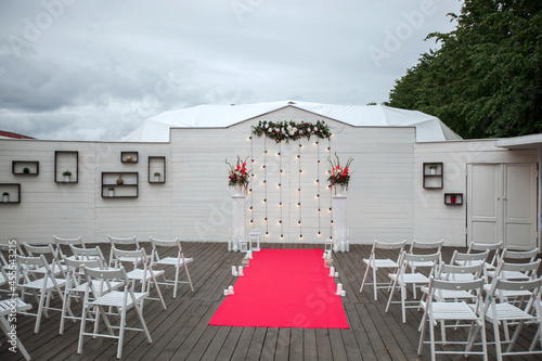 Beautiful place for outside wedding ceremony