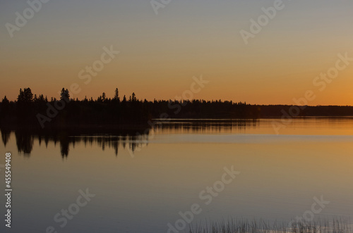 A Colorful Evening at Astotin Lake © RiMa Photography