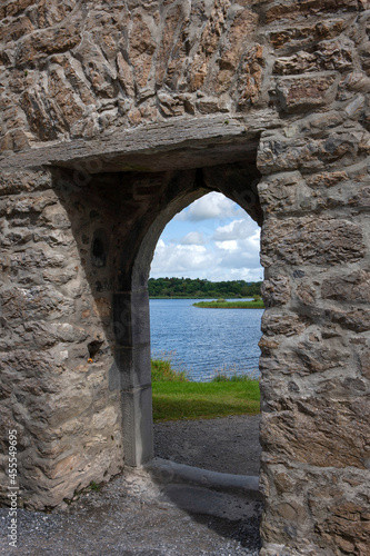 Ross castle Killarney Ireland. Window