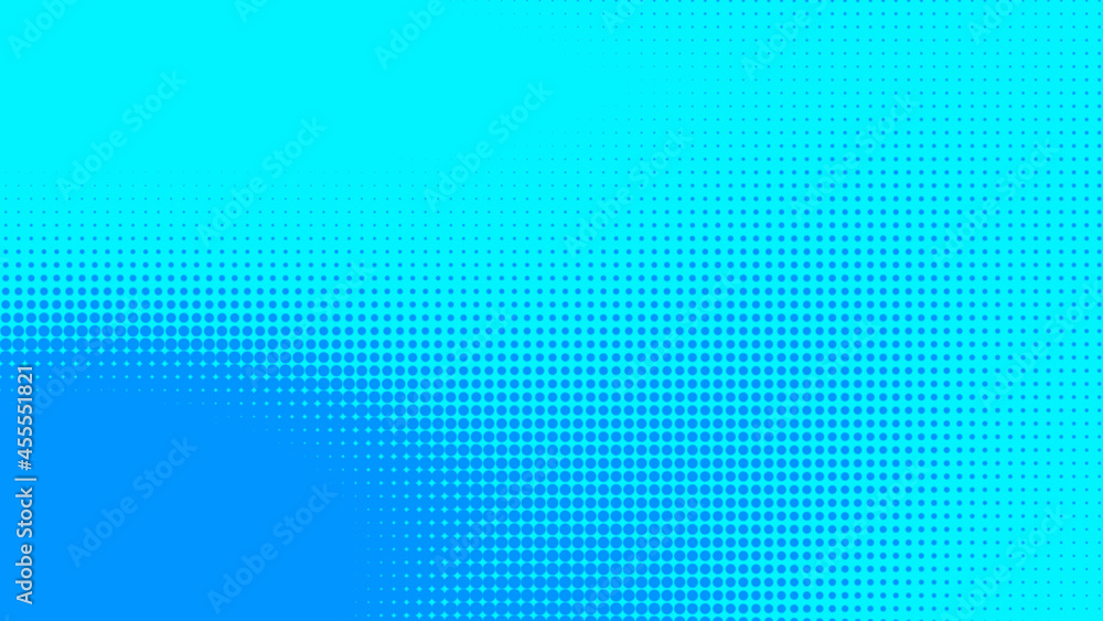 Dots halftone blue color pattern gradient texture with technology digital background. Dots pop art comics with summer background. Dots halftone blue color pattern gradient texture with technology digital background. Dots pop art comics with summer background.