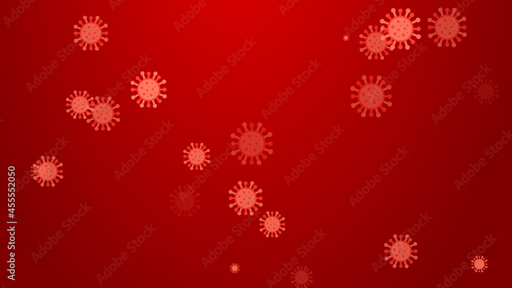 Coronavirus red pattern banner background. Abstract healthcare Illustrations concept COVID-19. Coronavirus red pattern banner background. Abstract healthcare Illustrations concept COVID-19.