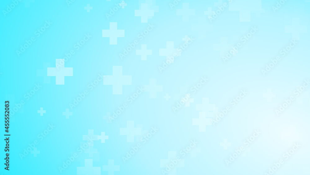 Medical health blue cross pattern background. Abstract healthcare technology and science concept. Medical health blue cross pattern background. Abstract healthcare technology and science concept.
