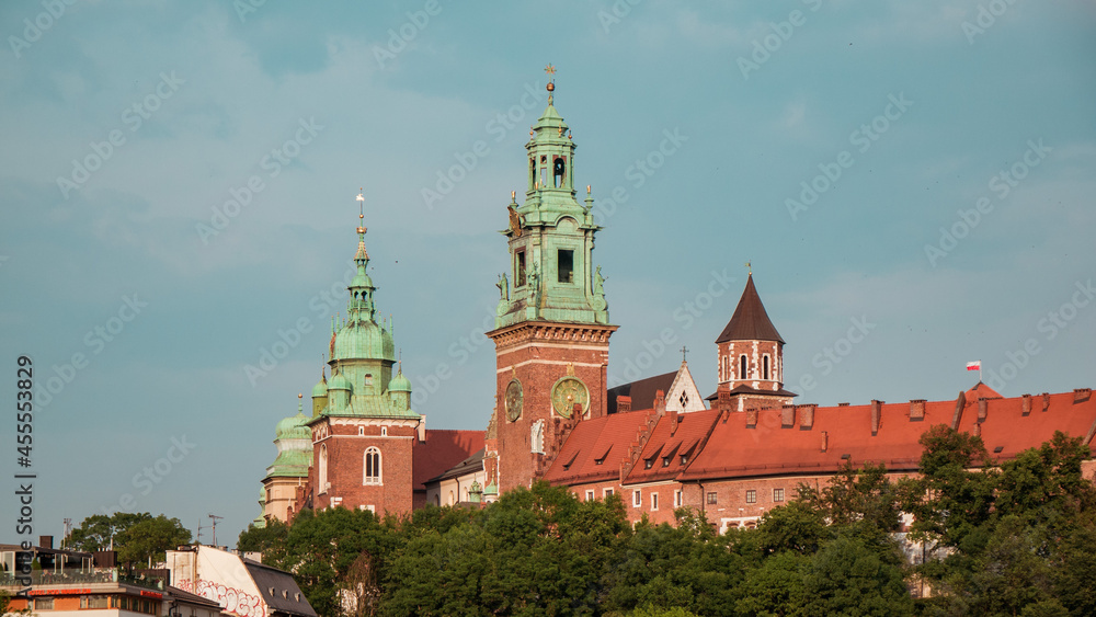 View of Baszta Sandomierska in Kraków, Poland View of Baszta Sandomierska in Kraków, Poland