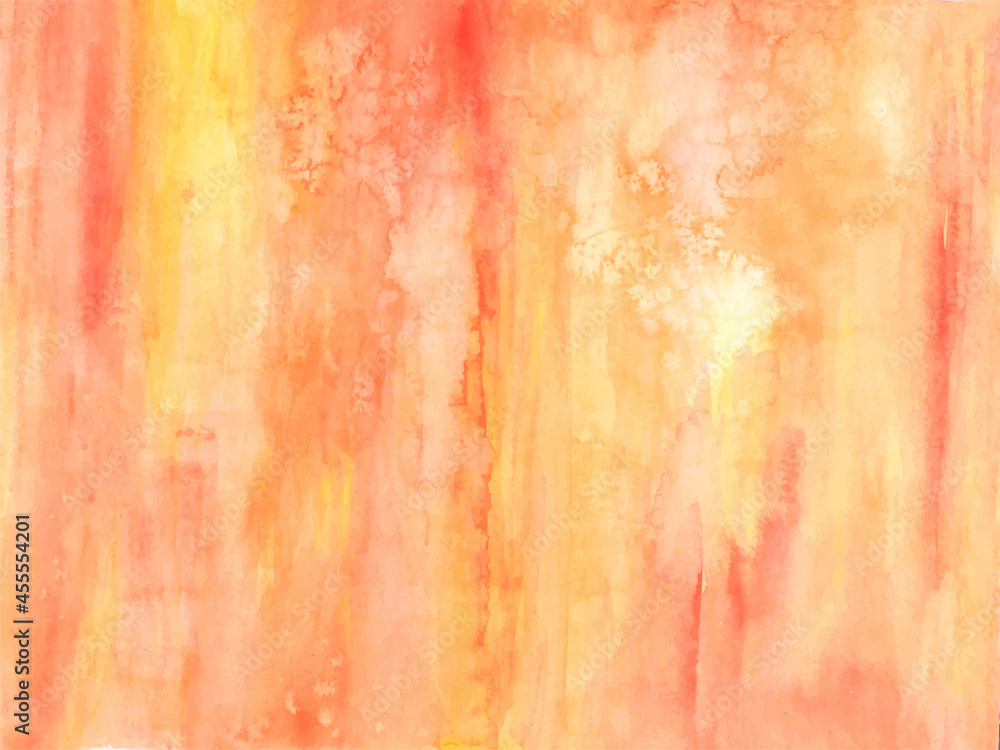 Golden Evening Watercolor Texture Background