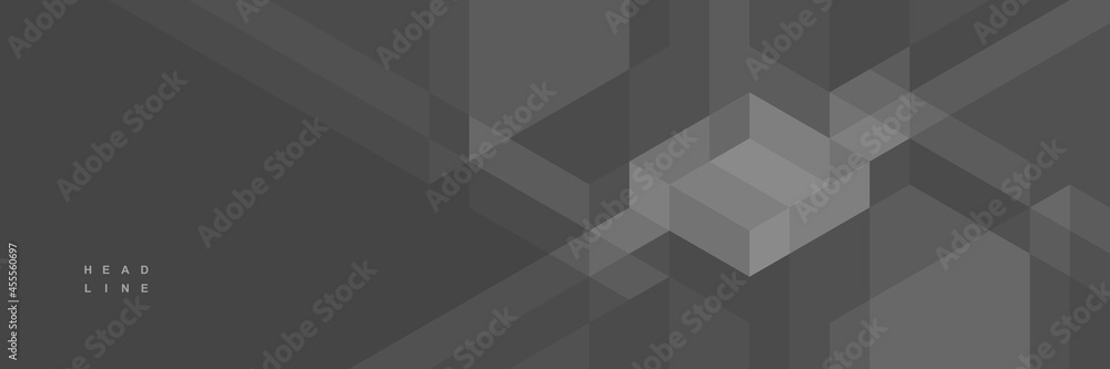 Obraz premium Abstract geometric technological background. Vector creative design.