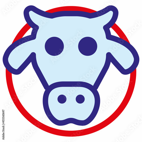 Substance pictogram icons with lactose symbol. Ideal for informational and educational materials