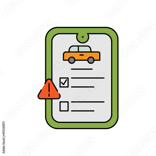 uber, taxi, mobile line icon colored. element of car repair illustration icons. Signs, symbols can be used for web, logo, mobile app, UI, UX