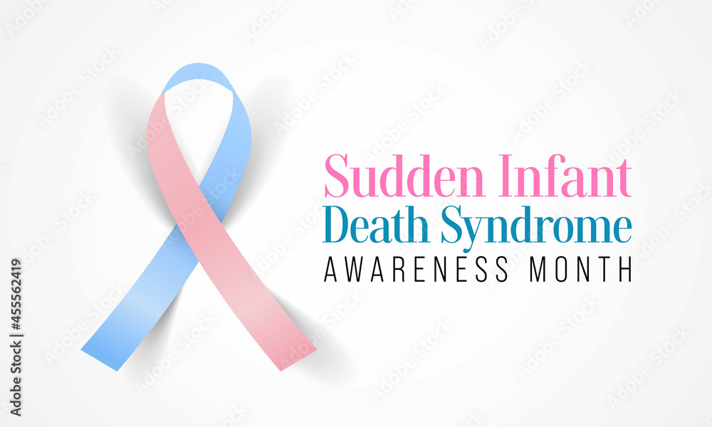 Sudden Infant death syndrome (SIDS) awareness month is observed every year in October, These deaths often happen during sleep or in the baby's sleep area. Vector illustration Sudden Infant death syndrome (SIDS) awareness month is observed every year in October, These deaths often happen during sleep or in the baby's sleep area. Vector illustration