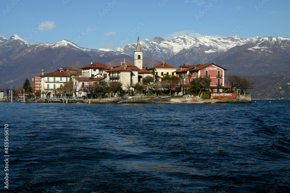 The fishermen island, Lake Maggiore, Italy