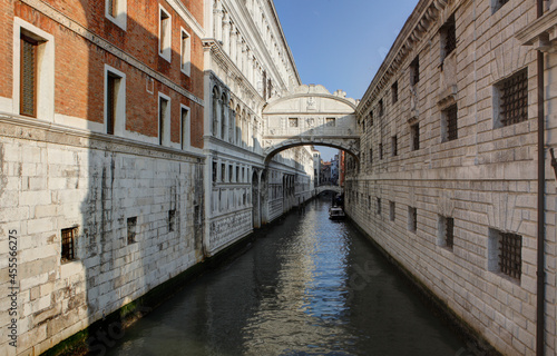 Traditional Bridge of Sighs, Venice, Italy