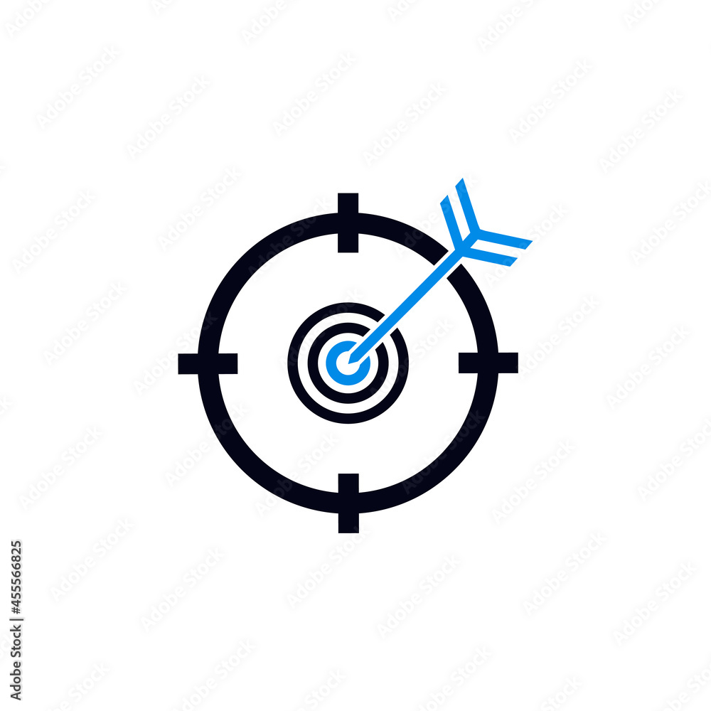 Business target icon vector Business target icon vector