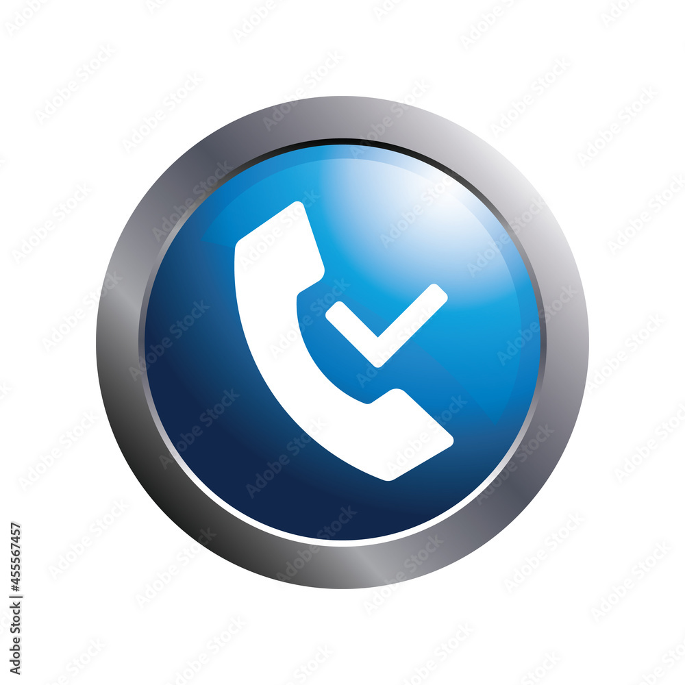 Contact icon on blue circle for apps button. Contact icon on blue circle for apps button.