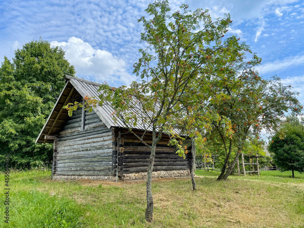 old wooden house in the forest old wooden house in the forest