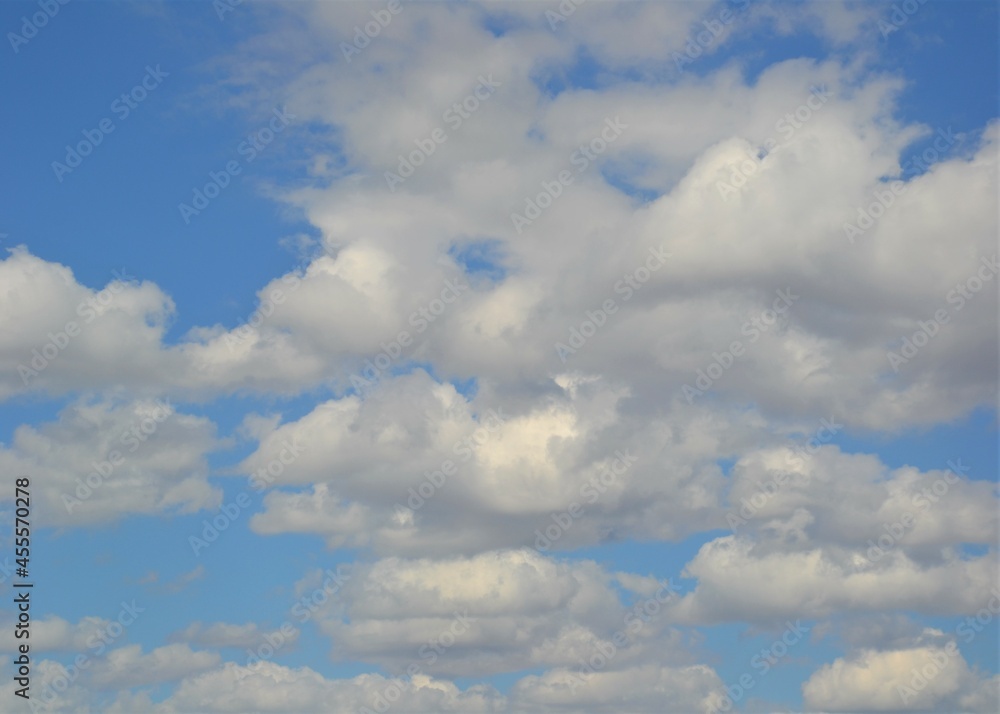 blue sky with clouds