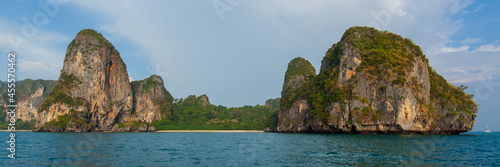 Beautiful view on Railay beach in Thailand.