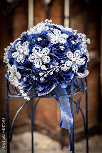 Quinceñera blue bouquet
