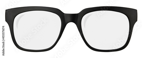 Retro Black Framed Glasses photo