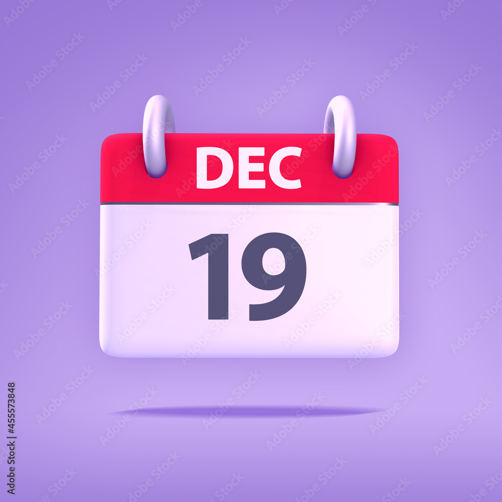 3D Calendar - December 19th 3D Calendar - December 19th