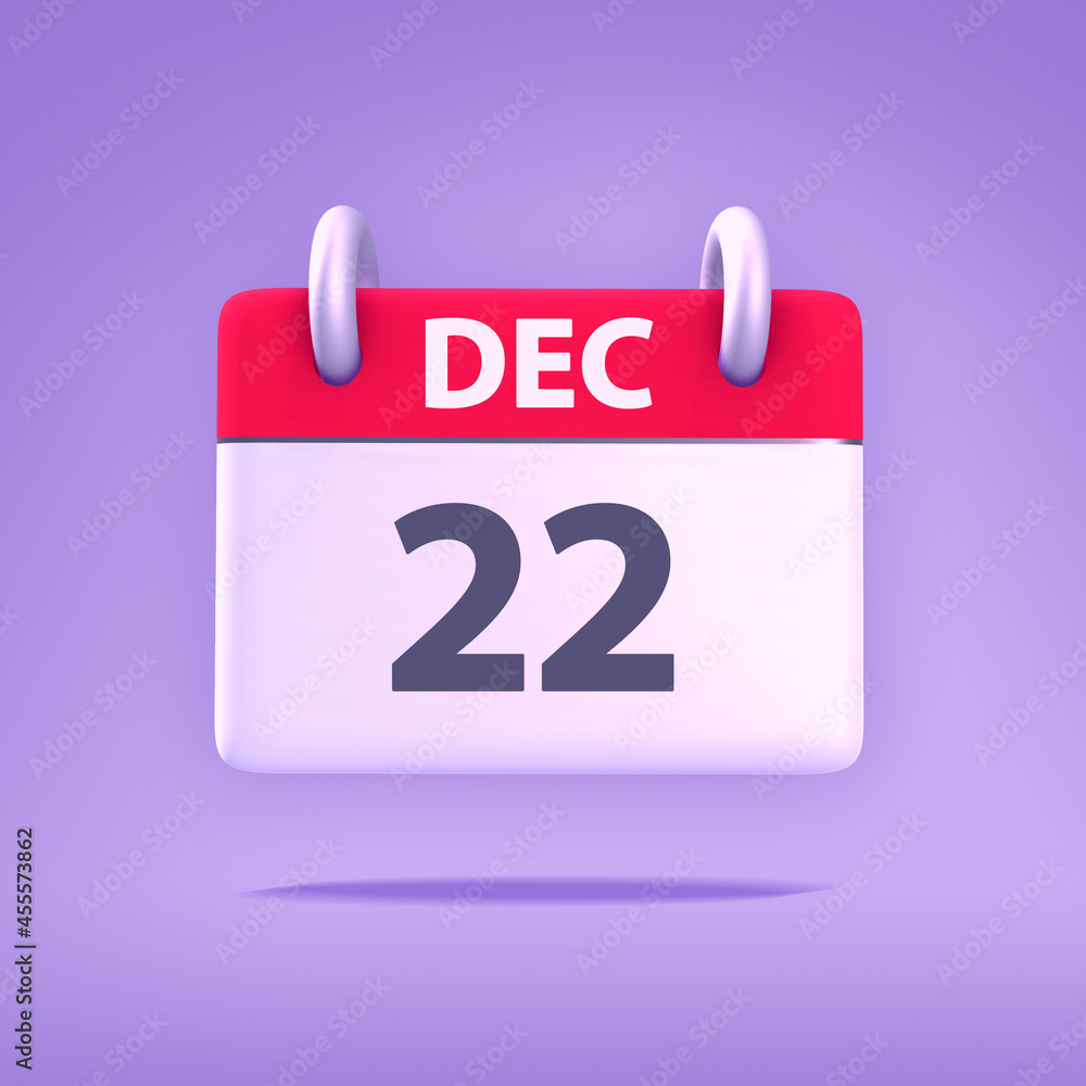3D Calendar - December 22nd 3D Calendar - December 22nd