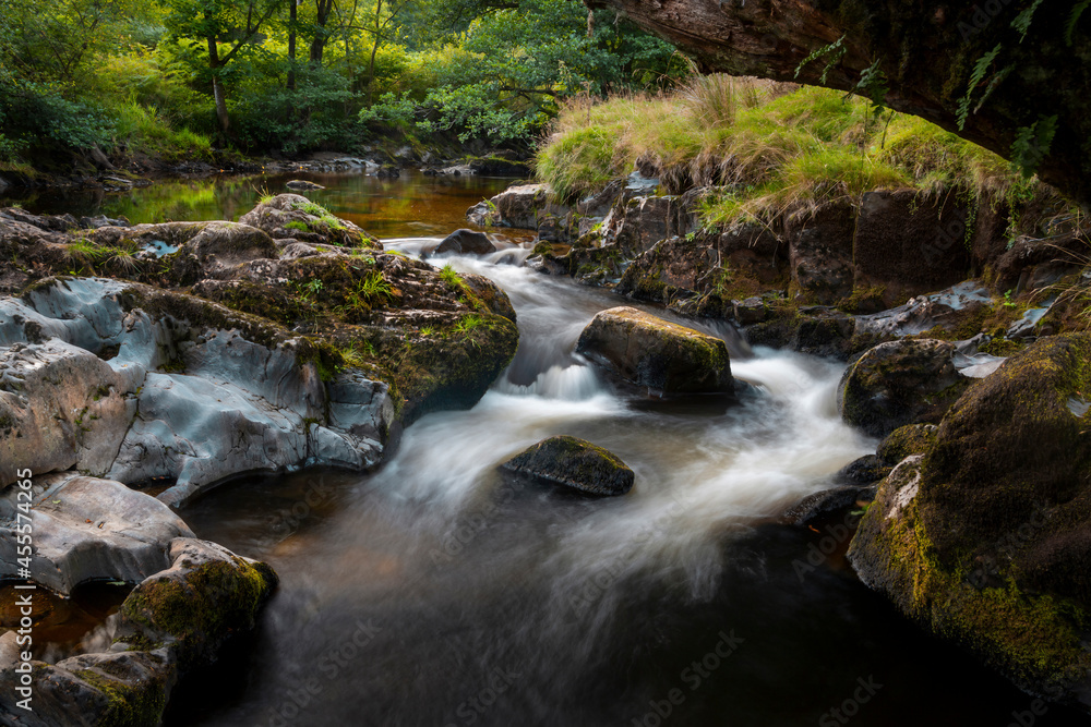 The cascading river Irvon The cascading river Irvon