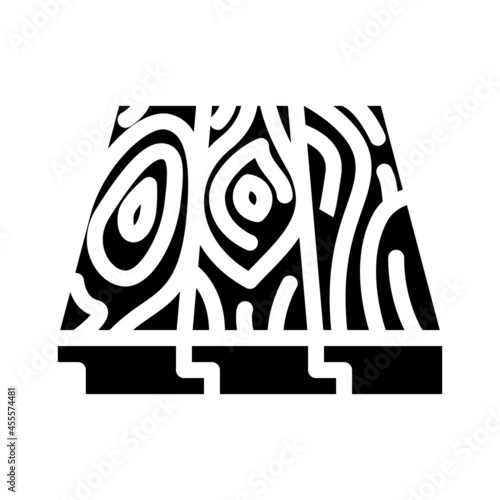 patterned flooring glyph icon vector. patterned flooring sign. isolated contour symbol black illustration