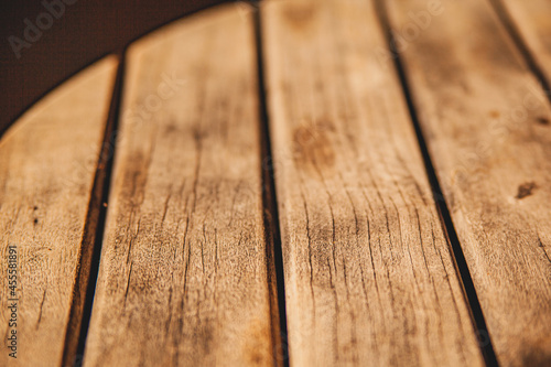 wood texture with blurred background,warm orange natural colors