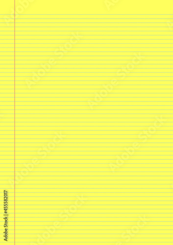 Ready yellow loose leaf ruled paper grid for printing out, when you just cannot find any looseleaf rule paper. This solves that. Just leave  size at max, for best results. printer friendly. A 4sized photo