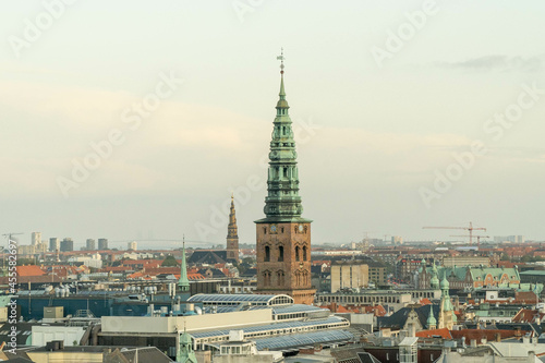 Copenhagen, Denmark. September 26, 2019: View of the city's architecture and colorful facades. © camaralucida1