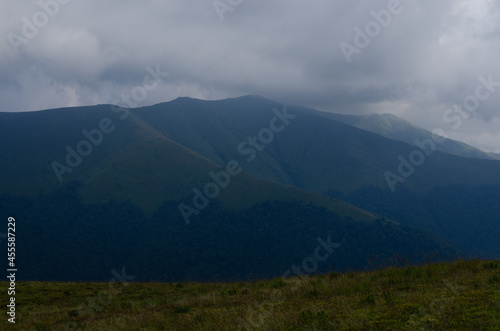 fog in the mountains